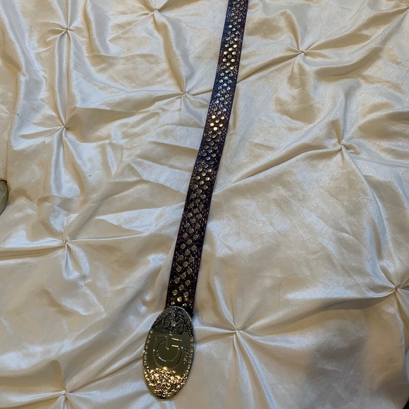 Guess Purple/Silver Belt sz M - Picture 1 of 3